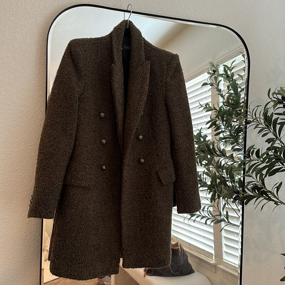 Zara Army Green Blazer Dress (S) - Picture 2 of 7